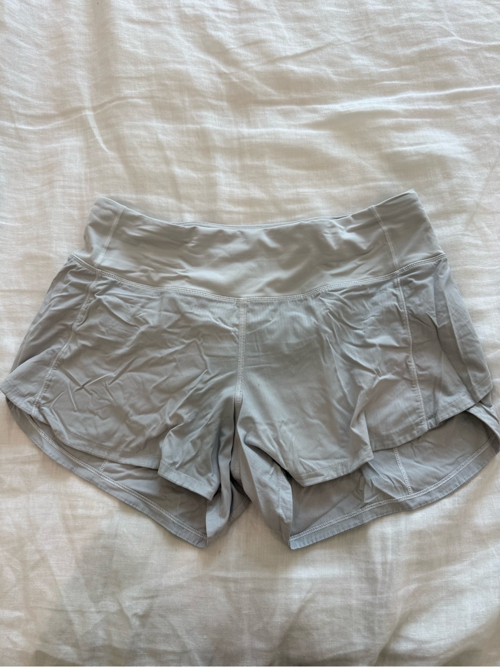 lululemon athletica Light Gray Women's Athletic Shorts